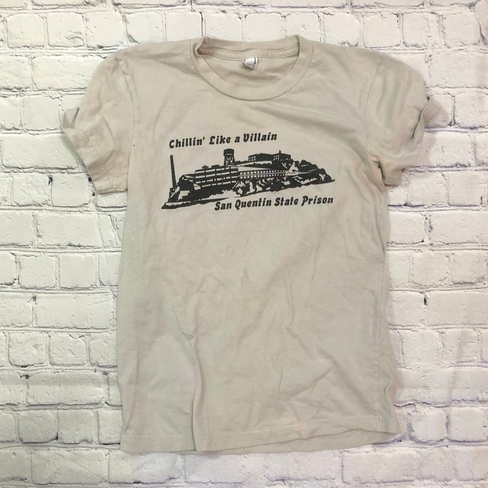 Chillin' Like a Villian San Quentin Tee Sz S